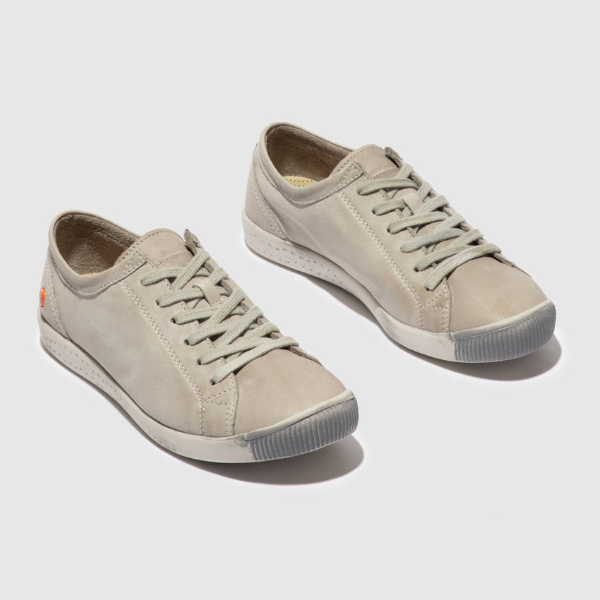 Softino - ISLA154SOF Washed Leather - Light Grey  - Shoes