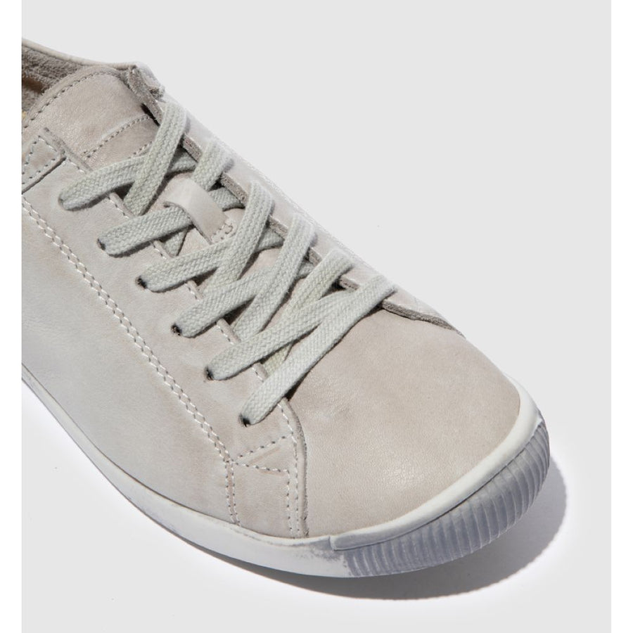 Softino - ISLA154SOF Washed Leather - Light Grey  - Shoes