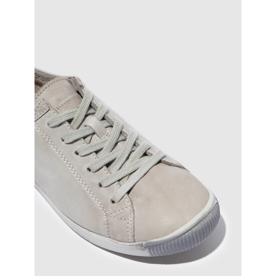 Softinos - Isla Washed Leather - Light Grey - Shoes