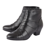 Lotus - Tara - Black Leather  - Boots