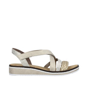 Rieker - V3663-90 - Hellgold/Beige-Gold - Sandals