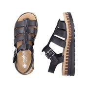 Rieker - V7904-00 - Lugano/Black - Sandals