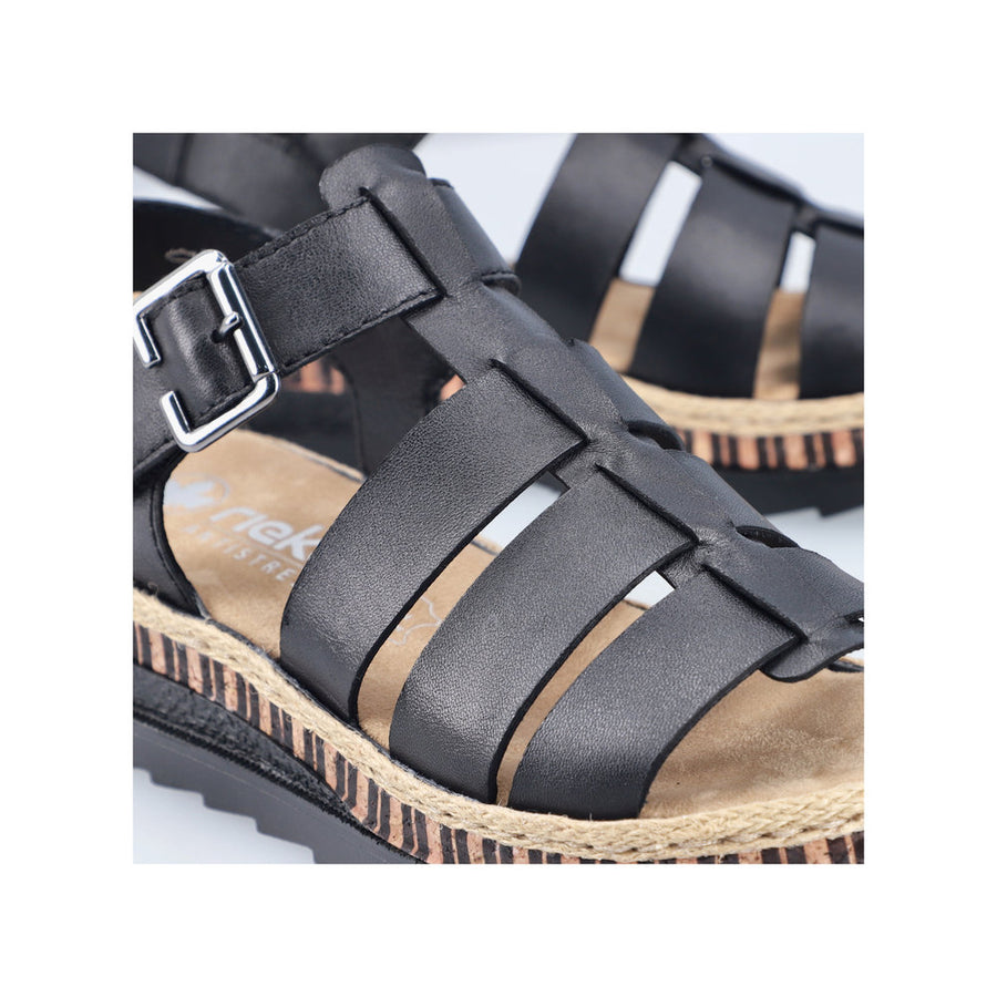 Rieker - V7904-00 - Lugano/Black - Sandals