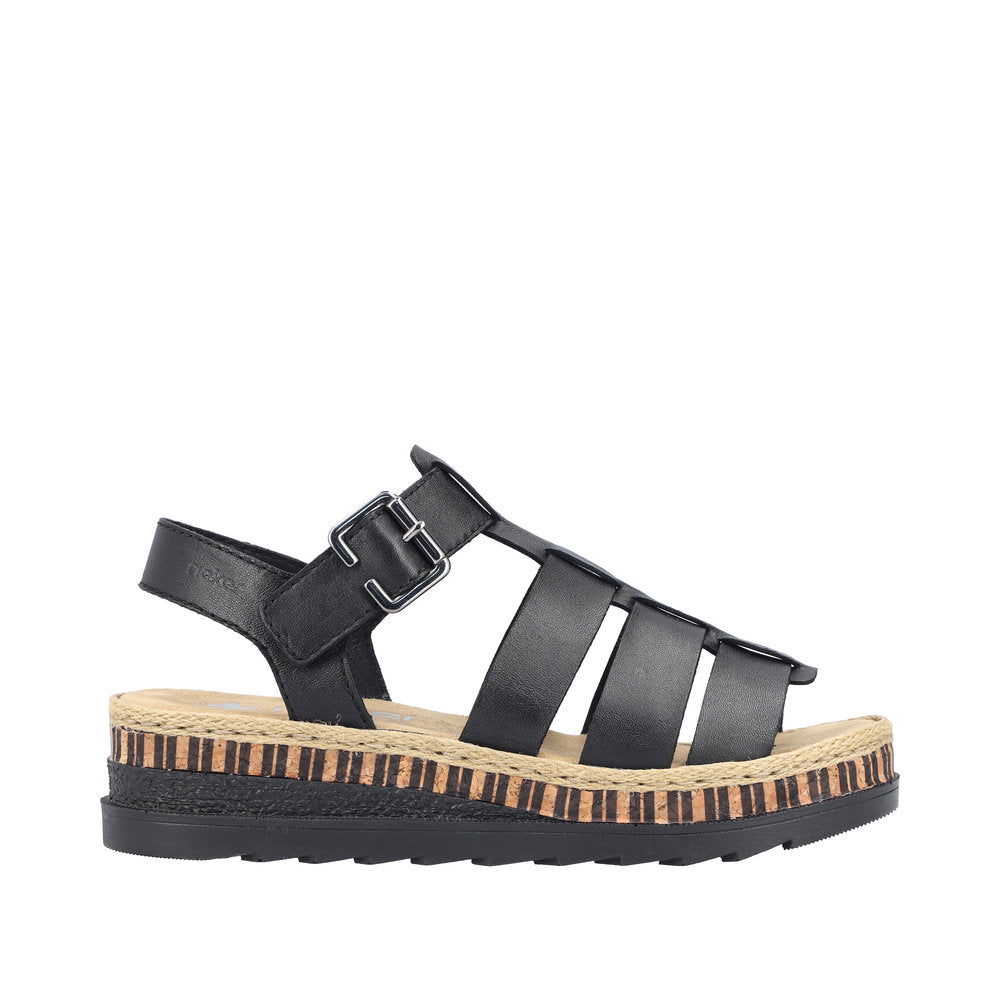 Rieker - V7904-00 - Lugano/Black - Sandals