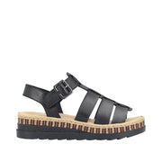 Rieker - V7904-00 - Lugano/Black - Sandals