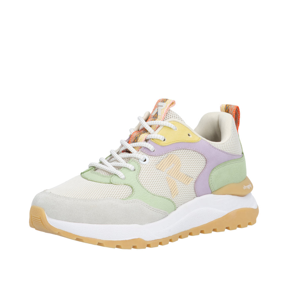 Rieker - W2506-60 - Offwhite/Crema/Lightmint/Weizen - Shoes