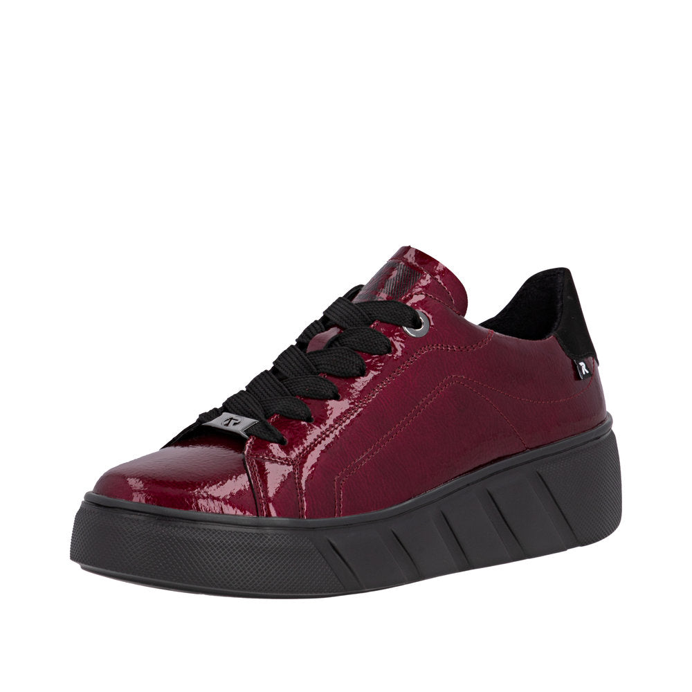 Rieker - W2601-35 - Cherry/Schwarz  - Shoes