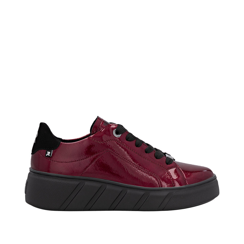 Rieker - W2601-35 - Cherry/Schwarz  - Shoes