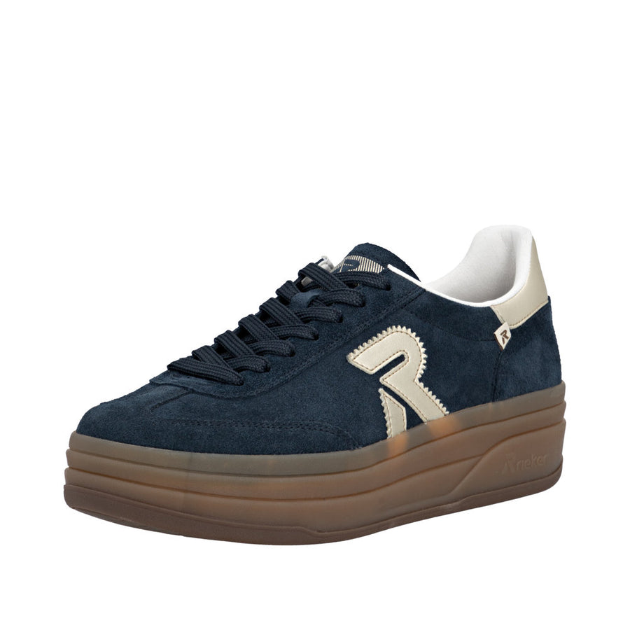 Rieker - W3700-14 - Pazifik/Lightgold  - Shoes