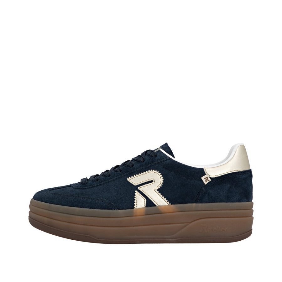 Rieker - W3700-14 - Pazifik/Lightgold  - Shoes