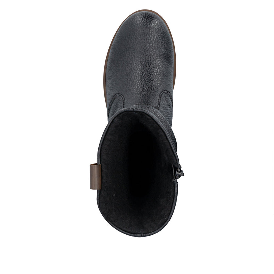 Rieker - Prisca - X9155-00 - Schwarz/Kastanie - Boots