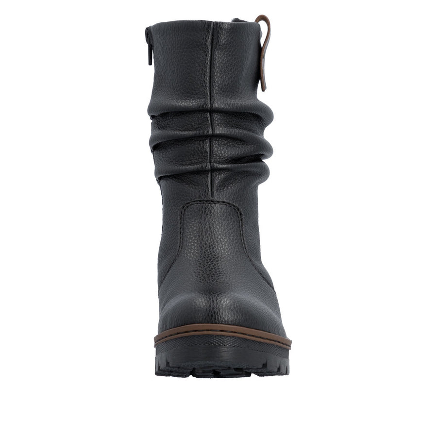 Rieker - Prisca - X9155-00 - Schwarz/Kastanie - Boots