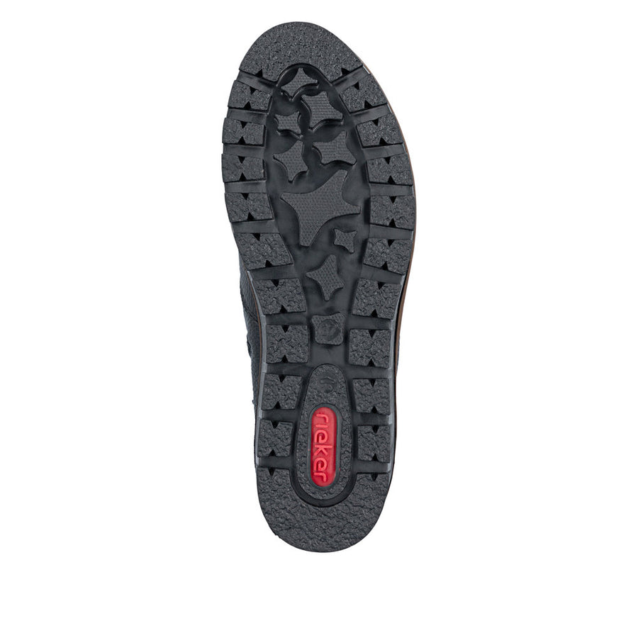 Rieker - Prisca - X9155-00 - Schwarz/Kastanie - Boots