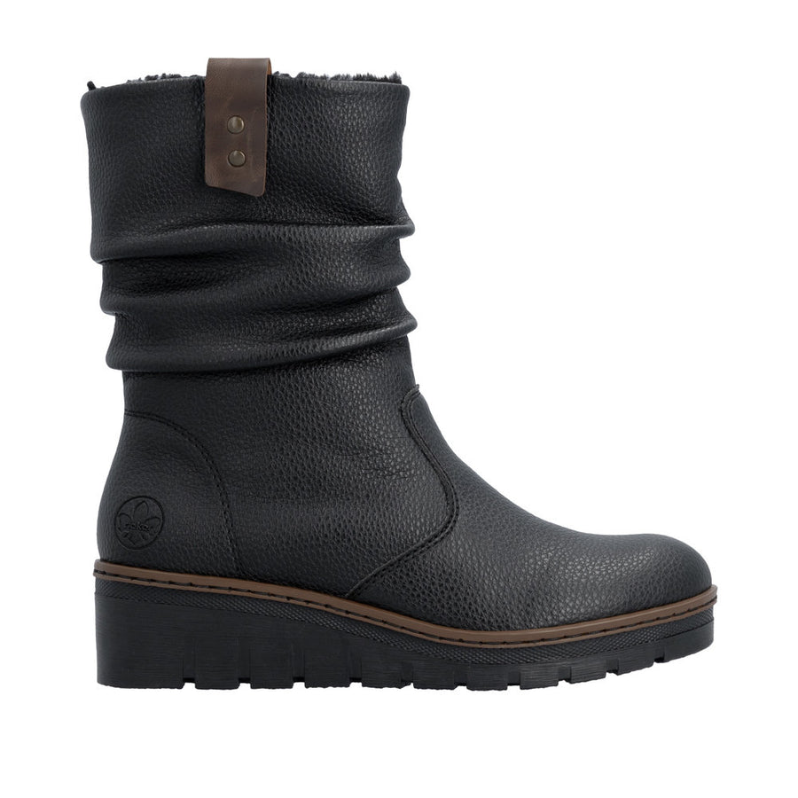 Rieker - Prisca - X9155-00 - Schwarz/Kastanie - Boots