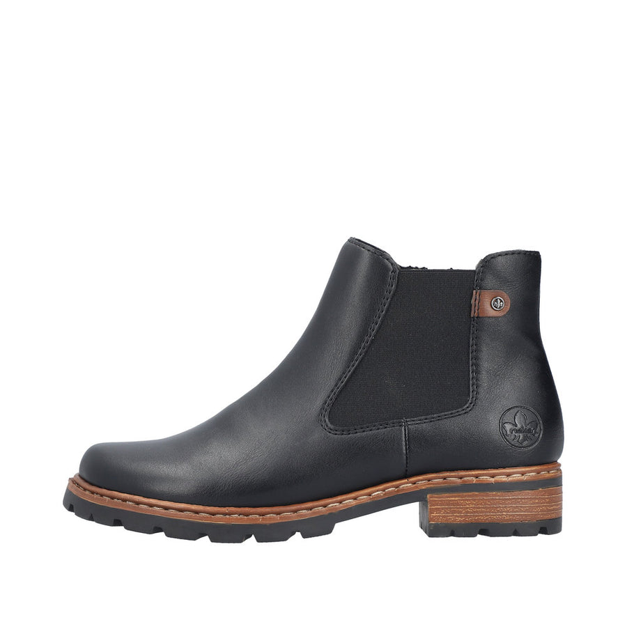 Rieker - Britta - Z9354-00 - Schwarz/Mogano - Boots