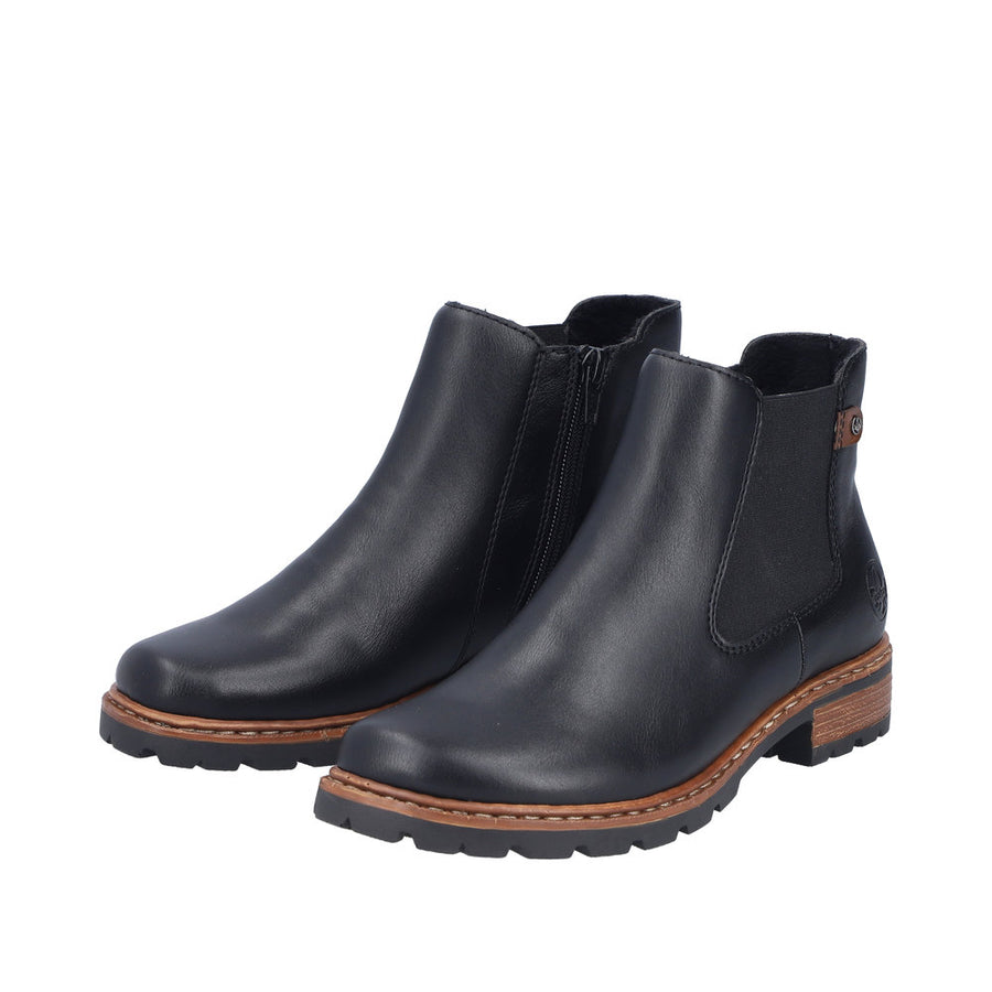Rieker - Britta - Z9354-00 - Schwarz/Mogano - Boots