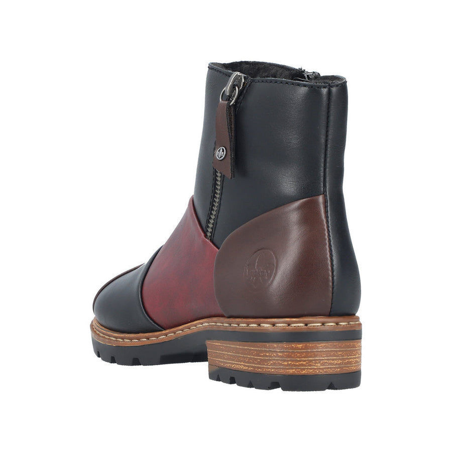 Rieker - Britta - Z9356-90 - Testadimoro/Schwarz - Boots