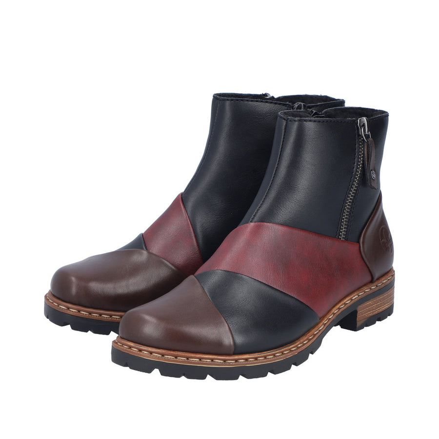 Rieker - Britta - Z9356-90 - Testadimoro/Schwarz - Boots