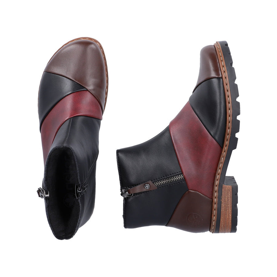 Rieker - Britta - Z9356-90 - Testadimoro/Schwarz - Boots