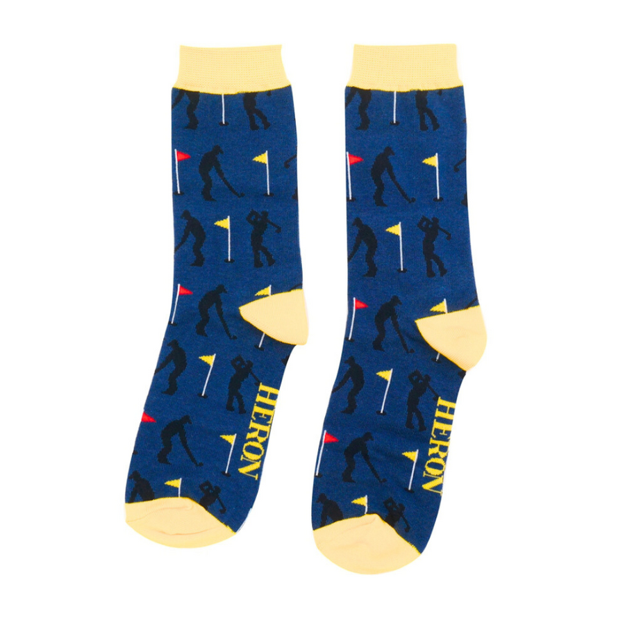 Miss Sparrow - Mr Heron Golfers Socks Box - BH016 - Socks