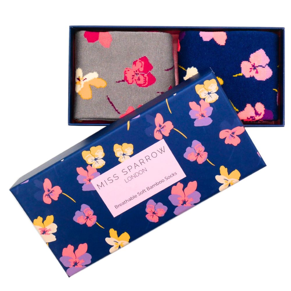 Miss Sparrow - Violas Socks Box - Mixed - Socks