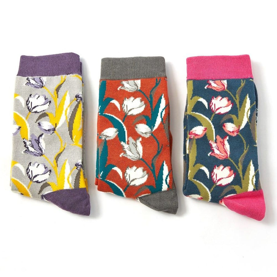 Miss Sparrow - Tulips Socks Box - Multi - Socks