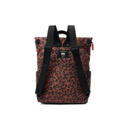 Roka - Canfield B Leopard Print Medium Recycled Canvas - Bags