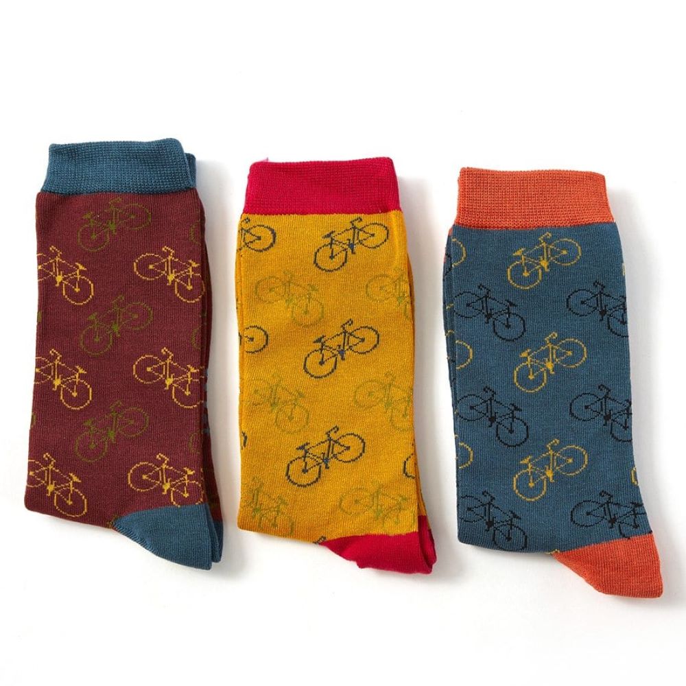 Miss Sparrow - Mr Heron Little Bikes Socks Box - Mixed - Socks