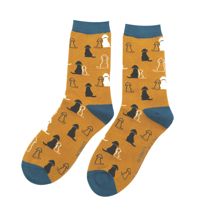 Miss Sparrow - SKS219 - Retriever Socks - Mustard