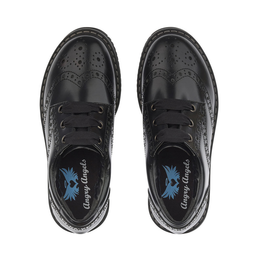 Start Rite - Implusive - Black Leather  - School Shoes