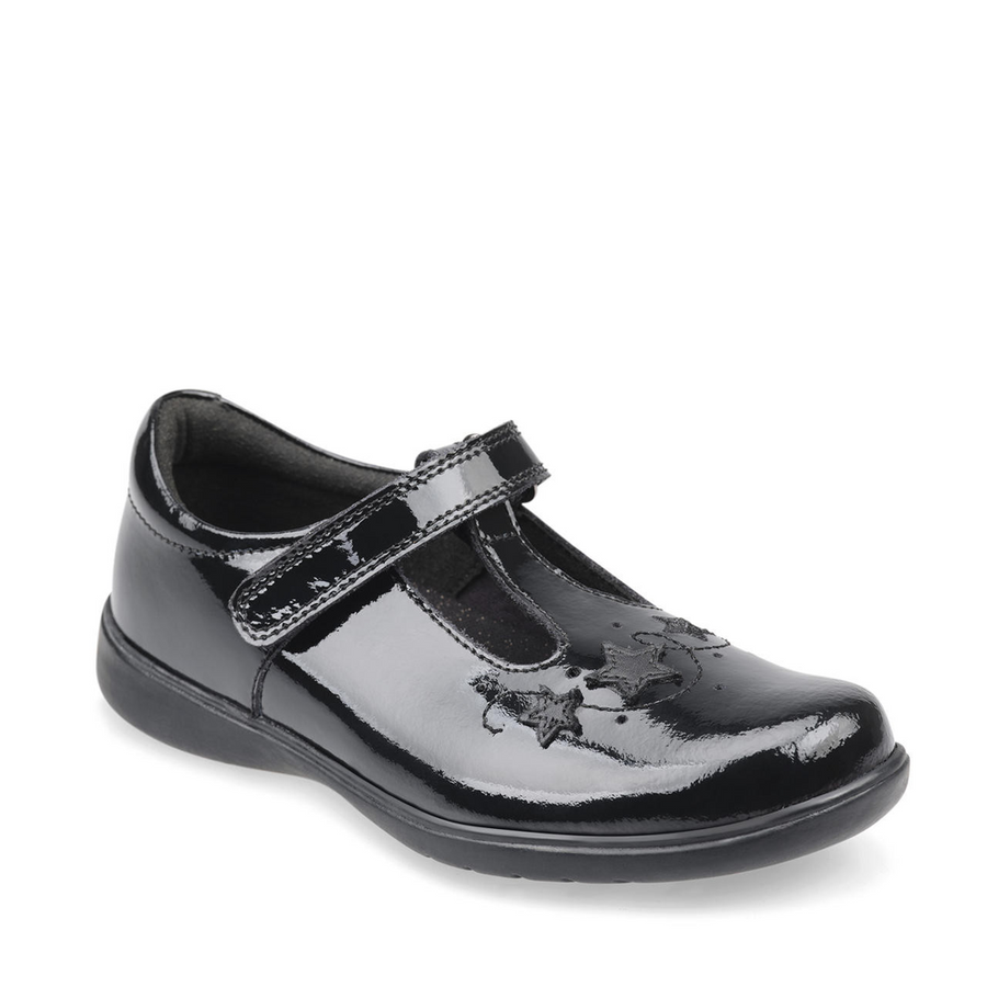 Start Rite - Star Jump - Black Patent - School Shoes