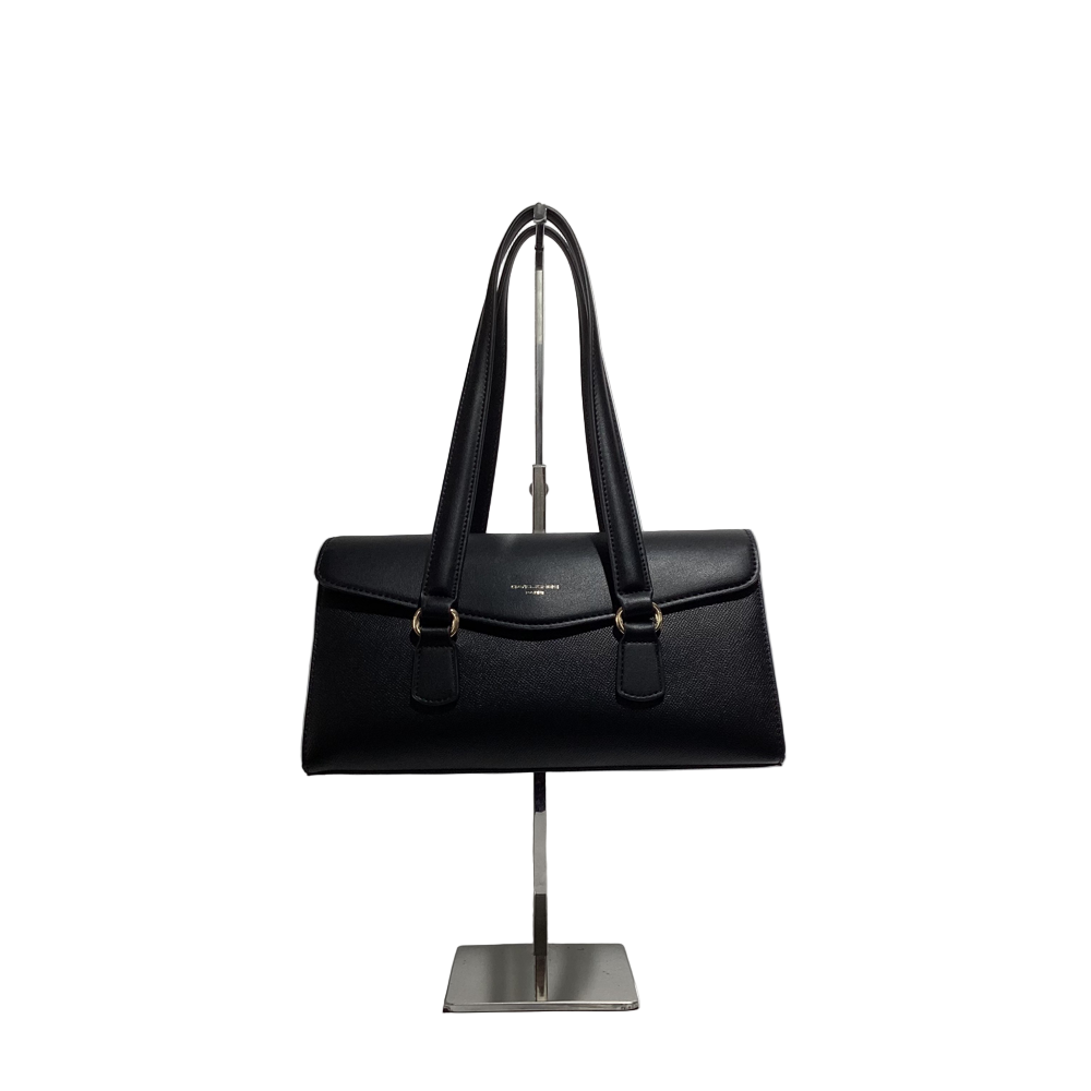 Nova Leathers - Long Half Flap Short Shoulder - CM7768 Black - Bags