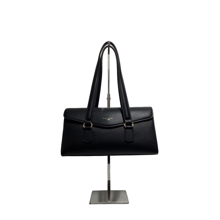Nova Leathers - Long Half Flap Short Shoulder - CM7768 Black - Bags