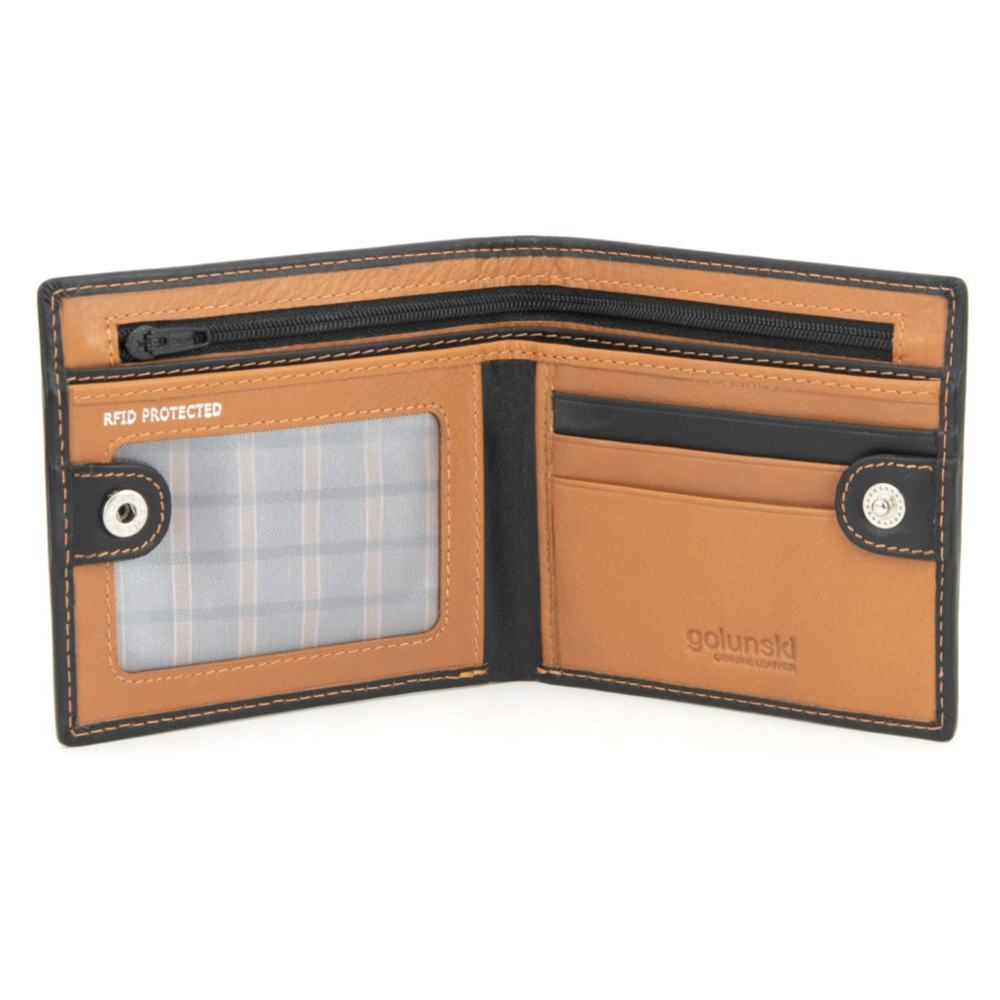 Golunski - Gents Notecase - Zen67/Black/Tan - Accessories