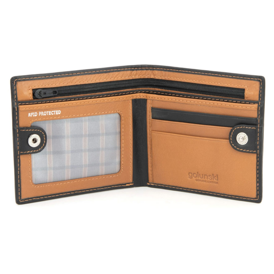 Golunski - Gents Notecase - Zen67/Black/Tan - Accessories