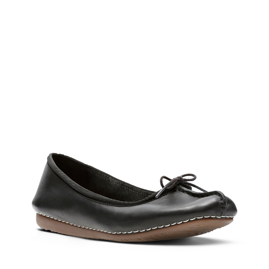 Clarks - Freckle Ice - Black Leather - Shoes