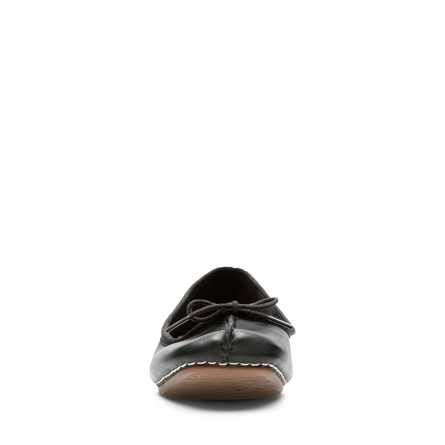 Clarks - Freckle Ice - Black Leather - Shoes