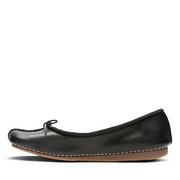 Clarks - Freckle Ice - Black Leather - Shoes