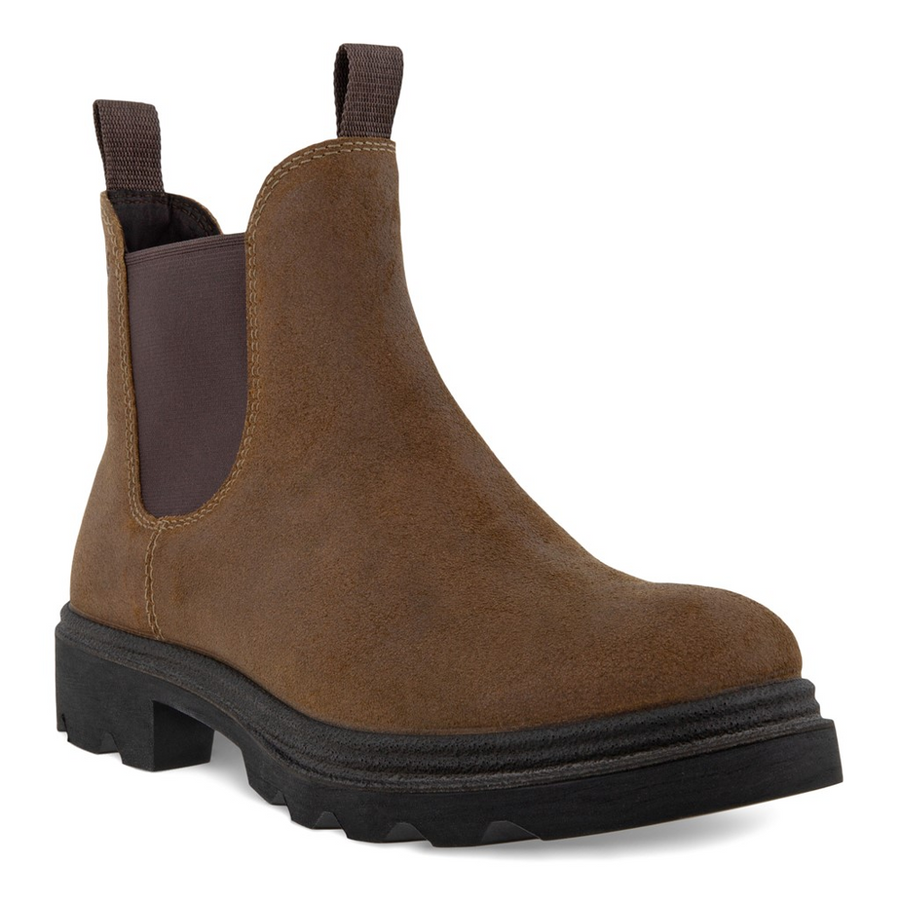 Ecco brown leather boots hotsell
