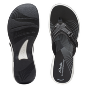 Clarks - Brinkley Sea - Black Synthetic - Sandals