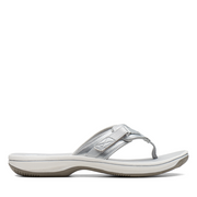 Clarks - Brinkley Sea - Silver Synthetic - Sandals