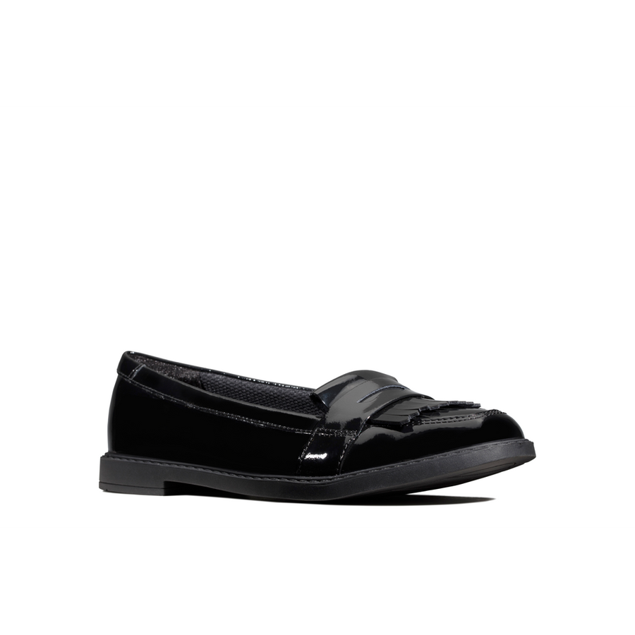 Clarks girls hot sale loafers