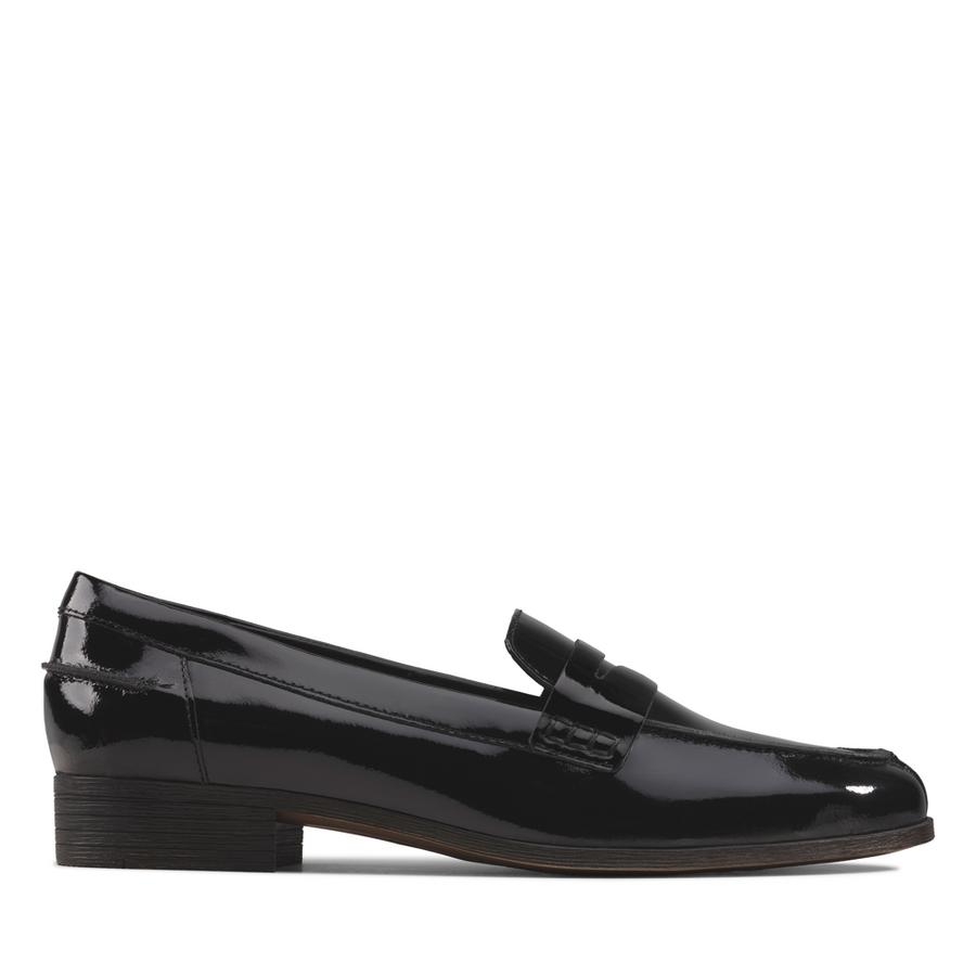 Clarks - Hamble Loafer - Black Patent - Shoes