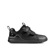 Clarks - Orbit Sprint T - Black Leather - Trainers