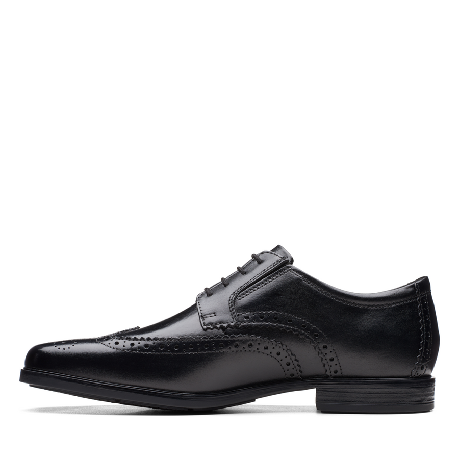 Clarks - Howard Wing - Black Leather - Shoes