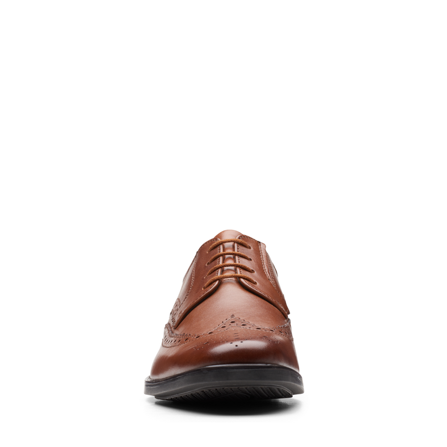 Clarks - Howard Wing - Dark Tan Leather - Shoes