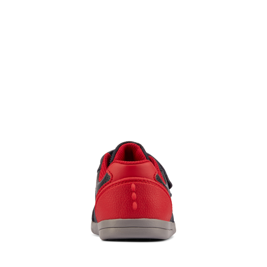 Clarks - Rex Play T - Navy/Red Leather - Shoes