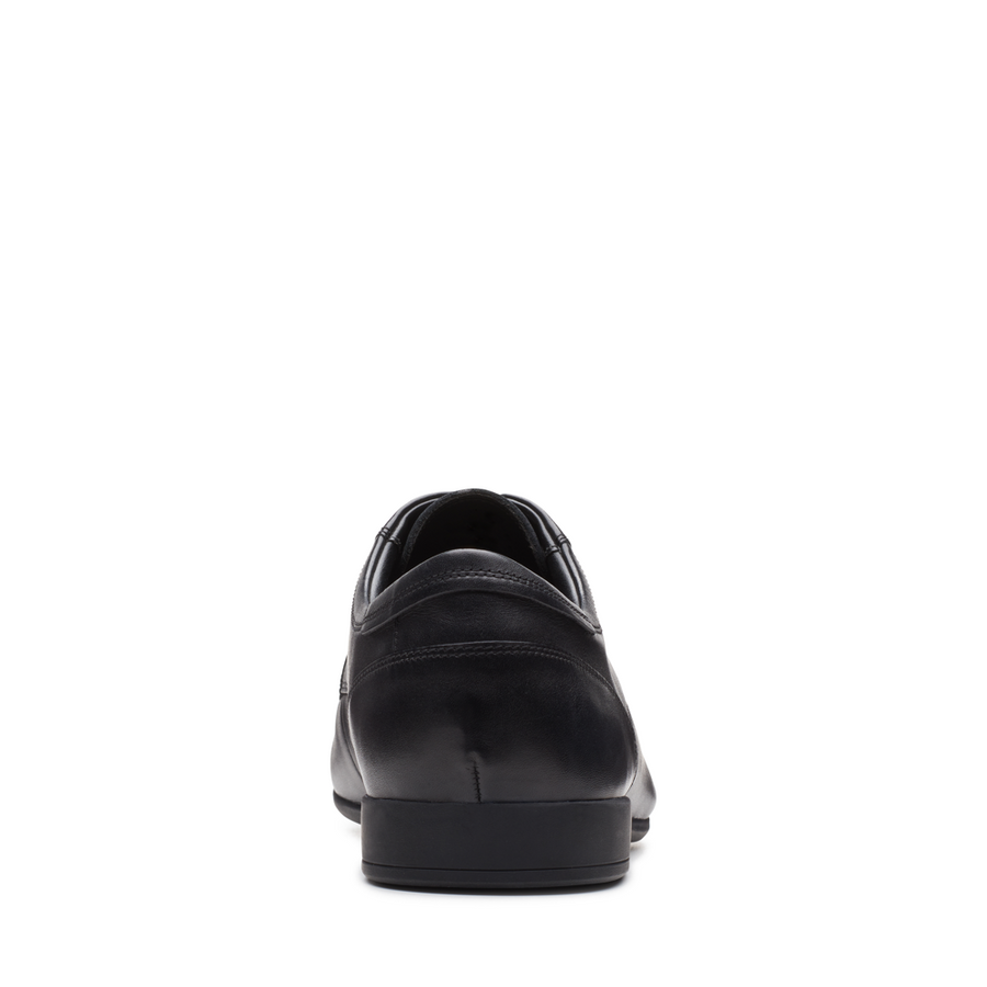 Clarks - Sidton Lace - Black Leather - Shoes