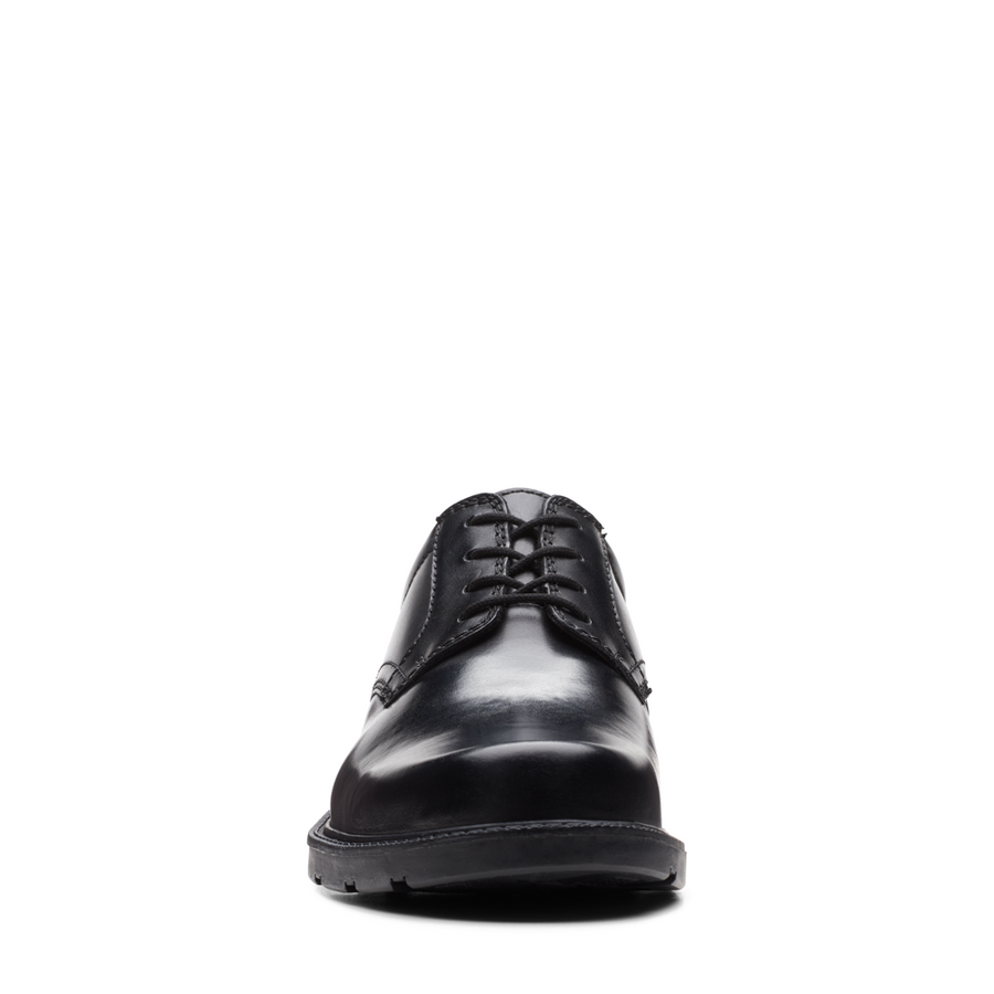 Clarks - Kerton Lace - Black Leather - Shoes