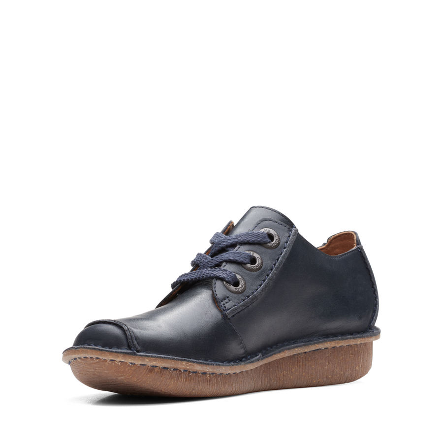 Clarks - Funny Dream - Navy Leather - Shoes